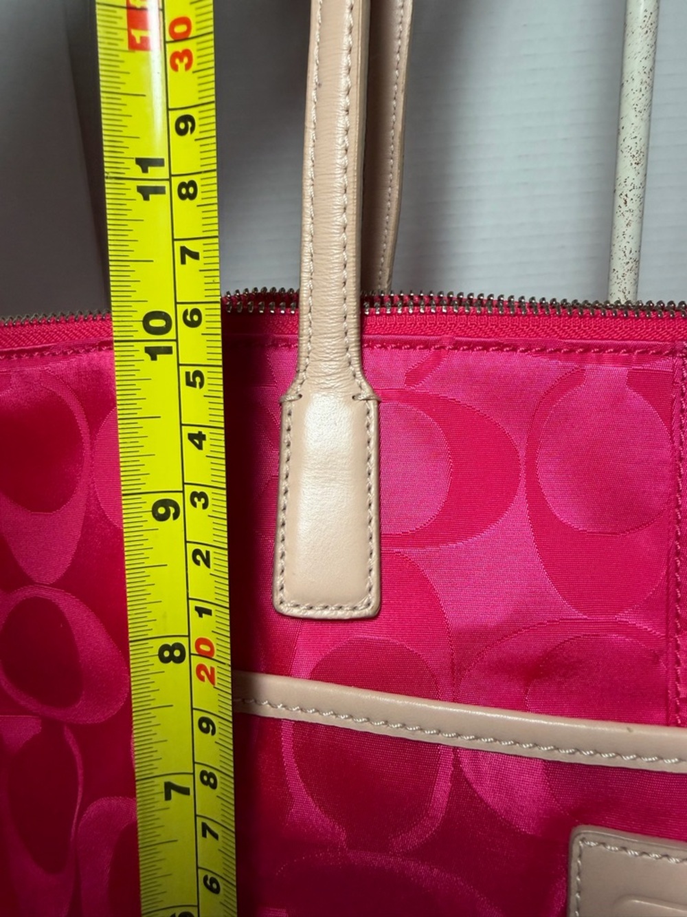 Coach pink shoulder Bag - Picture 10 of 11